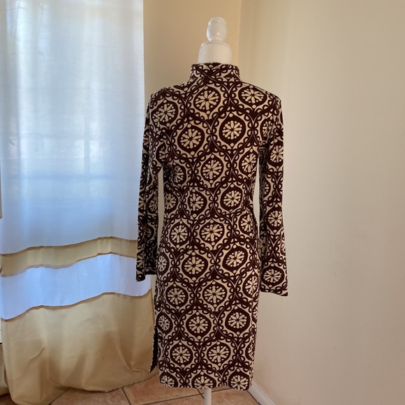 Jersey Knit Contemporary Chinese Qipao Style dress - Picture 2 of 5